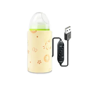 Tragbarer USB-Babyflaschenwärmer mit 3-stufiger Temperaturregelung und Timer