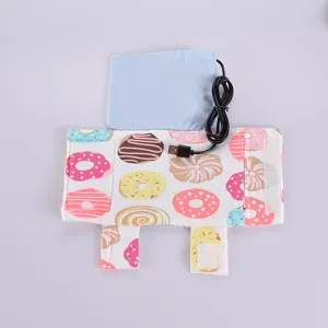 Chauffe-biberon USB portable avec motif de donuts mignons pour les déplacements