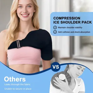 Herbruikbaar compressie-ijspak voor schouder voor stabiliteit en schokabsorptie