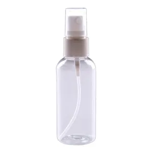 Transparent PET Plastic Fine Mist Spray Bottle Portable Empty Refillable Container For Travel Skincare Perfume Atomizer