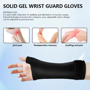 Muñequera de gel de compresión para soporte de pulgar y alivio del dolor de la mano