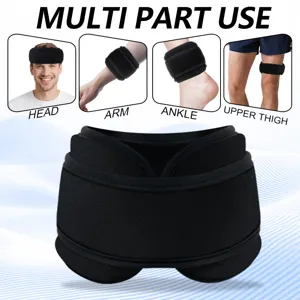Multi-use hot and cold gel pack for head arm ankle and thigh recovery