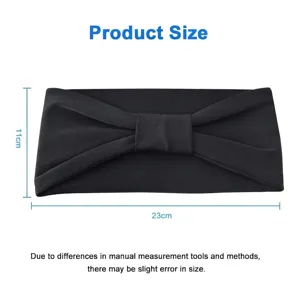 Solid gel cold compress headgear size chart showing 23cm width and 11cm height dimensions