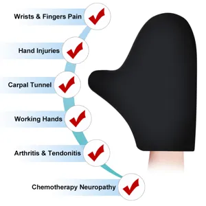 Solid gel gloves for hot and cold therapy wrist support and finger pain relief therapy