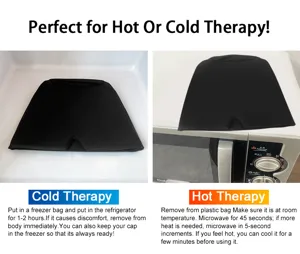 Guida all'uso per terapia calda e fredda con la cuffia in gel per alleviare l'emicrania e il dolore