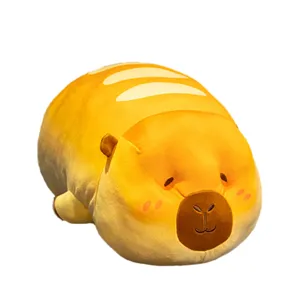 Süßes Brot Capybara Plüschtier weiches Stofftier Kissen für Kinder Geschenk Spielzeug