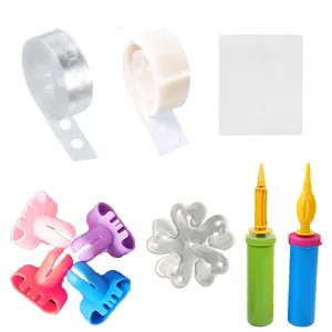 Manual Balloon Pump Table Float Stand Air Balloon Strip Glue Dots Knotter Clips Party Decoration Wedding Supplies Accessories