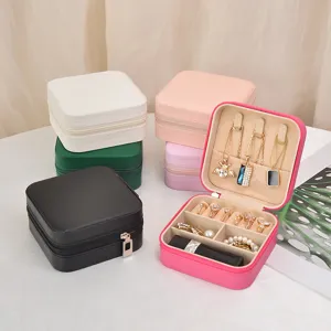 Draagbare compacte reissieraden organizer voor ringen en kettingen vele kleuren