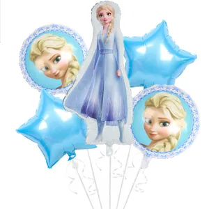 Ensemble de ballons Elsa Reine des Neiges pour décoration fête anniversaire enfant