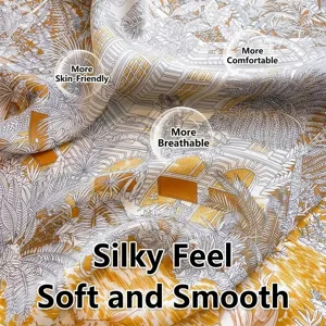 Elegant 70cm small square floral print scarf with soft imitation silk texture for women