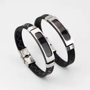 Retro Edelstahl PU-Leder Armband Für Herren Damen Verstellbar DIY Blanko Platte Nähte Punk Mode Schmuck Geschenk