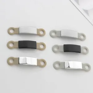 Customizable stainless steel pet ID tags with silicone base for dogs and cats