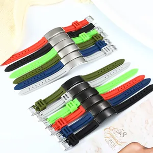 Adjustable Silicone Titanium Steel ID Bracelet Sporty Minimalist Fashion Wristband For Men Women Unisex Casual Jewelry