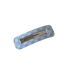 Molletta per capelli BB con tessuto a scacchi blu e bianchi per ragazze, accessorio carino
