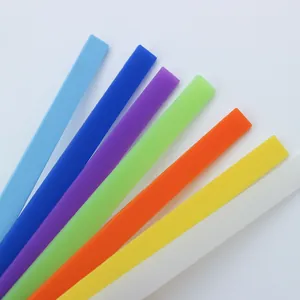Ruban Plat En Silicone Multicolore Pour La Fabrication De Bijoux DIY Accessoires De Bracelet Sportif Réglables Sangle Décorative Unisexe