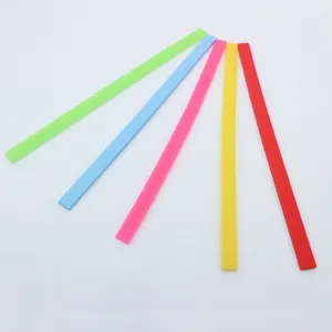 Bandes plates en silicone colorées pour la fabrication de bijoux DIY et le sport