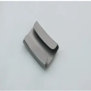 Macro view of frosted stainless steel pet identity tag holder hardware component.
