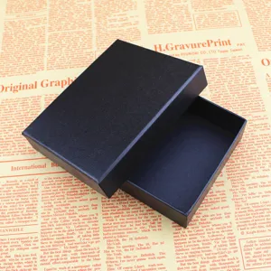 Scatola Regalo in Carta Rigida per Patente di Guida Portafoglio Custodia per Chiavi Porta Carte Stile Business Confezione a Due Pezzi
