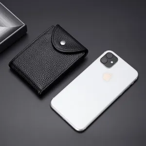 Genuine leather wallet for driver's license and vehicle registration documents