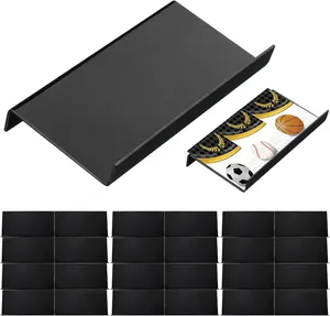 Modulare schwarze Acryl-Displayständer für Sammelkarten und Sportkarten-Kollektionen
