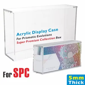 Dettaglio custodia magnetica in acrilico da 5mm per Prismatic Evolutions SPC