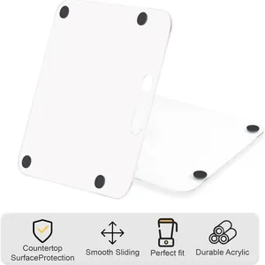 Transparente Acryl Gleitbrett für Kaffeemaschine, Küchengeräte Schiebetablett Design.