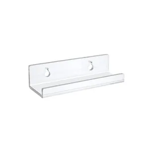 Minimalistisches klares Acryl-Wandregal speziell für Schallplatten und Album-Displays