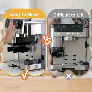 Kaffeezubereiter Gleittablett kompatibel mit Ninja Espressomaschine fuer einfache Bewegung.