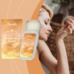 Roxelis Starry Sky Solid Balm Body Fragrance Cream With Shea Oil Rose Amber Extract Portable Long Lasting Aroma For Women Dating Daily Fragrance