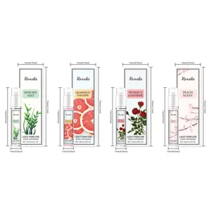 Portable mini perfume spray set 3ml long lasting fresh floral and fruity fragrance travel size.