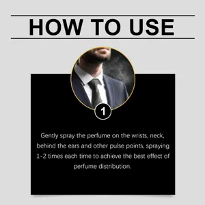 Macro view showing instructions on how to use luxury cologne perfume on pulse points.