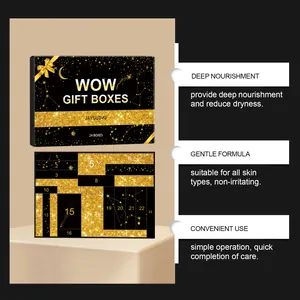 JAYSUING 24-day skincare gift set featuring moisturizing and nourishing formula details