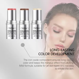 Detailweergave van EelHope collageen make-up sticks voor langdurige natuurlijke make-up