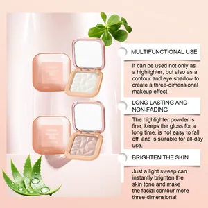Detail view of EelHope highlighter balm showcasing long-lasting shimmer and fine texture.