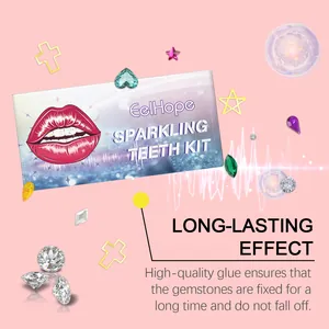 Kit de gemas dentales DIY EelHope con cristales brillantes para un efecto duradero