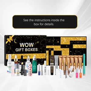 JAYSUING women's skincare and makeup gift box set with serums, creams, and perfume bottles.