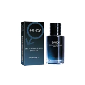 EELHOE Pheromone Herbal Perfume for Men 50ml Glass Bottle Long Lasting Fresh Scent