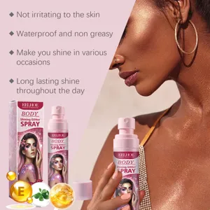 EELHOE body shining glitter spray for face and collarbone long-lasting shimmer effect
