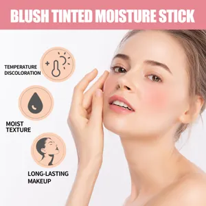 Barra de colorete hidratante para un brillo natural y duradero en sus mejillas