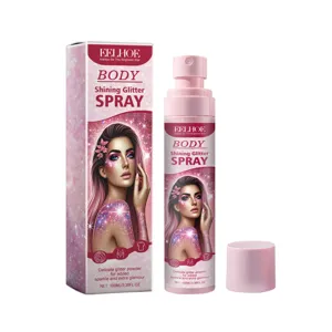 EELHOE body shining glitter spray for hair and face highlight powder glow makeup