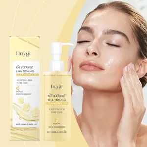 Detailed view of Hoygi Glycerine LHA Toning Cleansing Oil bottle and packaging