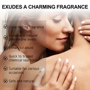 Intimate scene showing the allure of this long-lasting Brazilian pheromone perfume spray