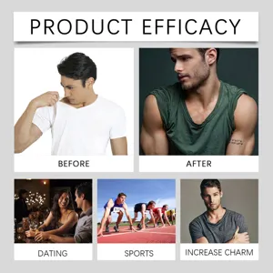 Efficacy of men's sandalwood perfume for dating and sports scenarios in a detail view