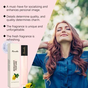 Portable Roxelis bergamot perfume featuring a fresh and elegant long-lasting floral fragrance