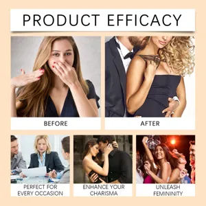 Infographic of long-lasting gardenia perfume showing romantic and social efficacy.
