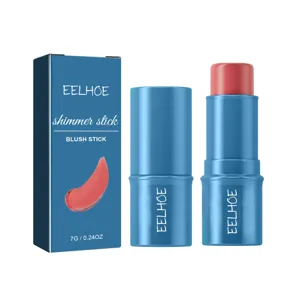 EELHOE barra de colorete brillante impermeable multifuncional para iluminador y contorno