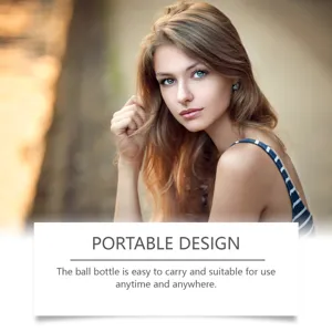 Portable design of the rollerball rose essential oil fragrance for easy carrying anytime.