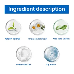 Details der Inhaltsstoffe für sanfte Abschminktücher mit grünem Tee und Aloe Vera