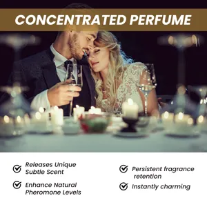Romantische Paarszene für das Marketing von EELHOE konzentriertem Pheromon-Parfüm
