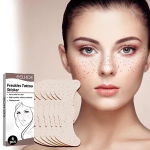 EELHOE waterproof natural freckles tattoo stickers set for fashion makeup party look